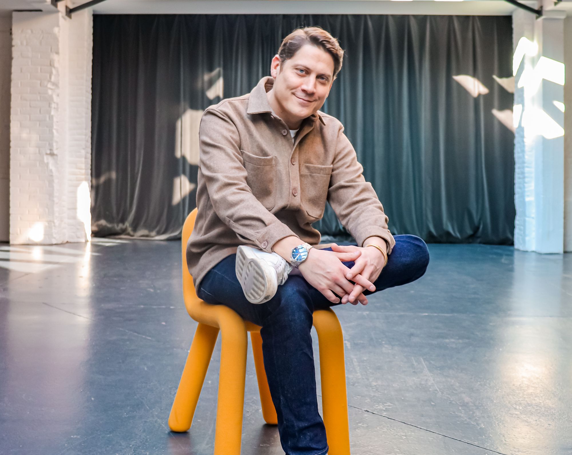 Pierre, fondateur de Lille Web, dans les bureaux du studio à Lille