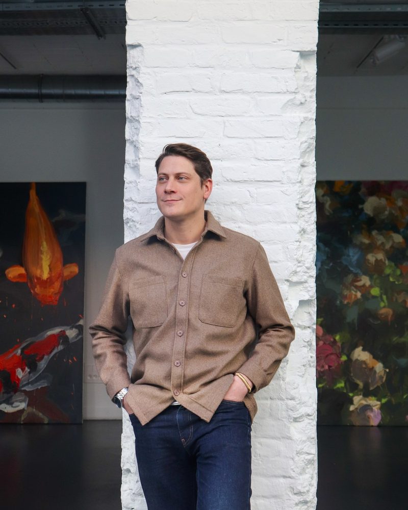 Pierre, fondateur de Lille Web, dans les bureaux du studio à Lille