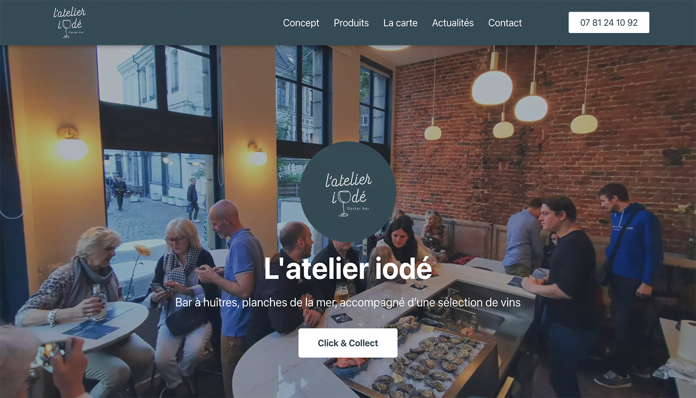 Site l'atelier iodé