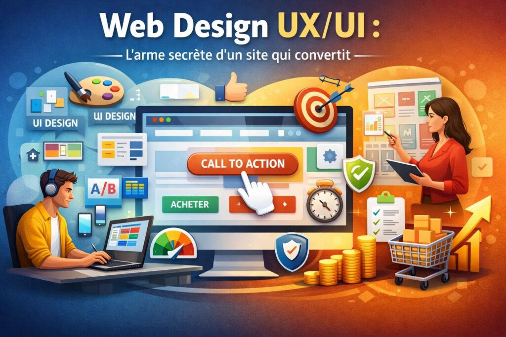 Web design UX/UI : l’arme secrète d’un site qui convertit