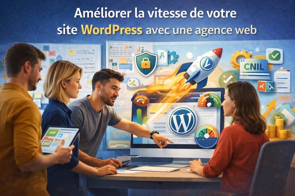 Améliorez la vitesse de votre site WordPress grâce à une agence web et boostez votre SEO, votre UX et vos conversions.