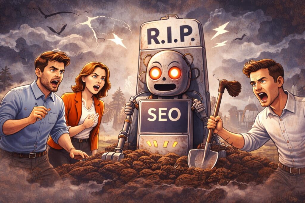 Le SEO est-il vraiment mort avec l’IA ? Découvrez pourquoi le référencement reste essentiel et comment il évolue aujourd’hui.