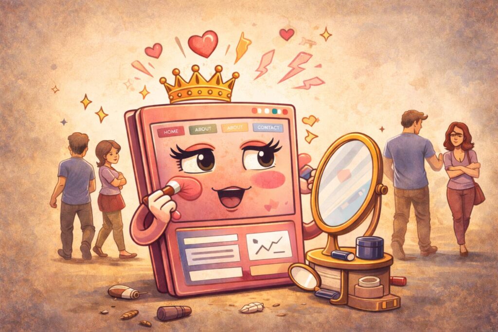 Un site web beau ne suffit pas. Découvrez pourquoi la conversion compte plus que le design et comment rendre votre site vraiment efficace.