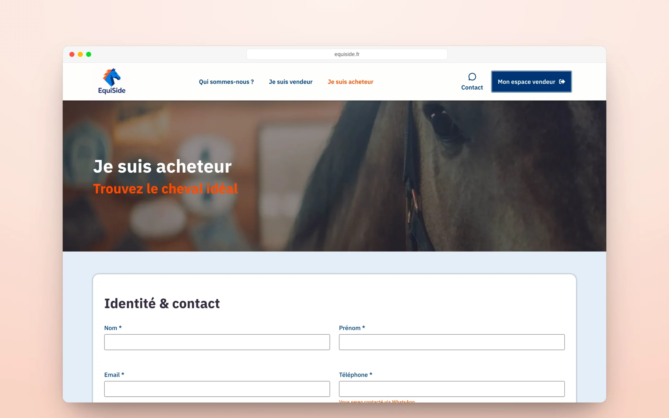 Le questionnaire acheteur.