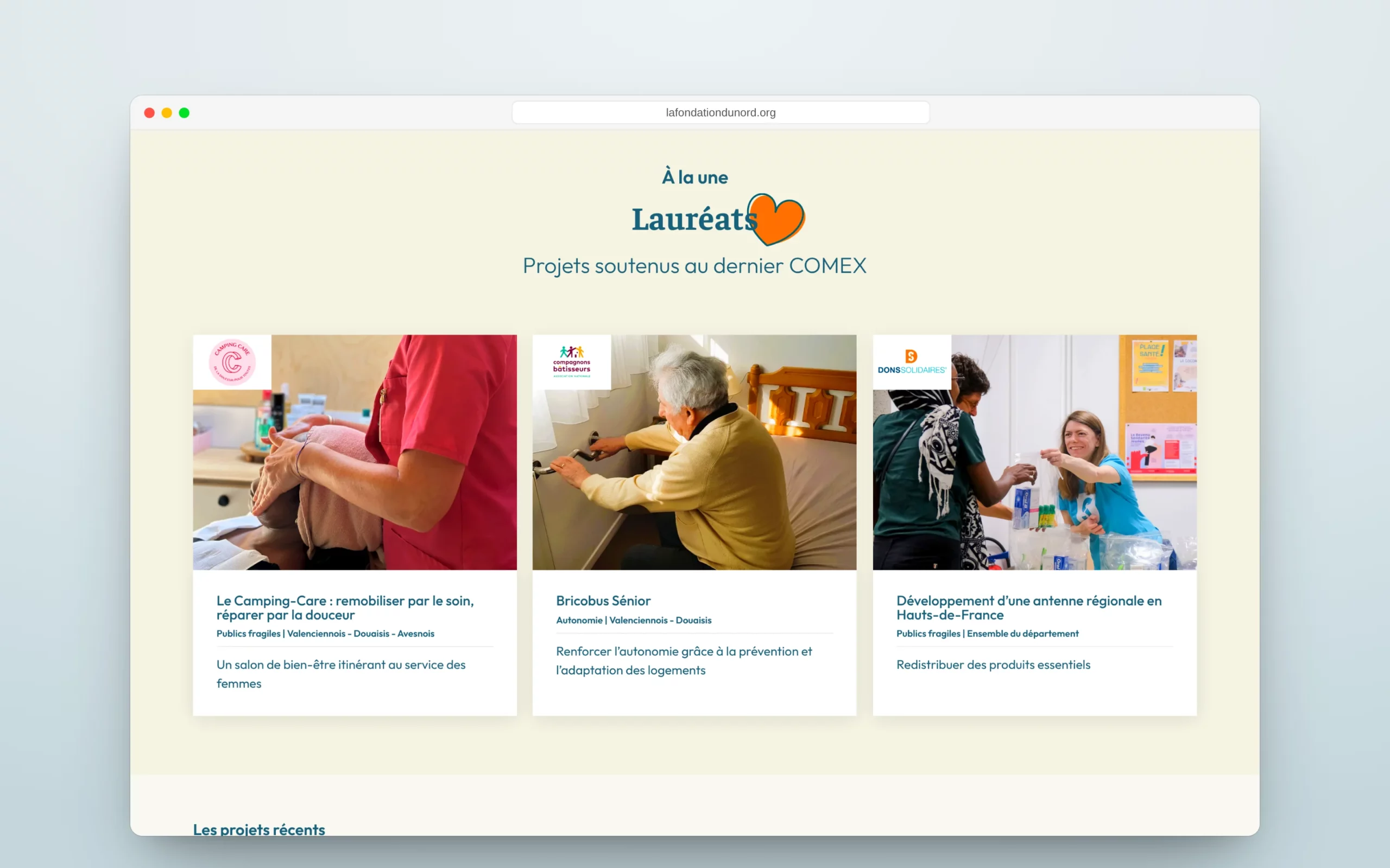 Les lauréats du dernier comité, juste après les chiffres de l’accueil.